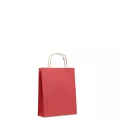 Torba prezentowa papierowa mała 90 g/m² PAPER TONE S Czerwony