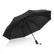 czarny - Daintree 190T Pongee 21.5" Składany parasol automatyczny, wiatroodporny
