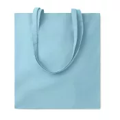 Torba bawełniana 38x42 cm 140 g/m² COTTONEL COLOUR + Baby Blue