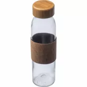 przeźroczysty - Butelka szklana 500 ml Skopje