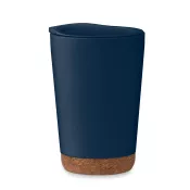 Kubek dwuścienny z korkową podstawą 300 ml CO Francuski Granat