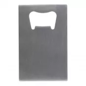 srebrny - Otwieracz do butelek SS Credit Card