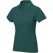 Forest Green2 - Damskie polo Calgary z krótkim rękawem