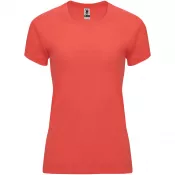 Fluor Coral - Damska koszulka techniczna 135 g/m² ROLY BAHRAIN WOMAN 0408
