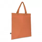 pomarańczowy - R-PET Torba transportowa z krótkimi uchwytami z włókniny 38 x 42 cm 75 g/m²