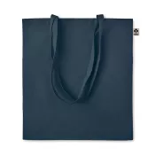 Torba z bawełny organicznej 140 g/m² ZIMDE COLOUR Francuski Granat