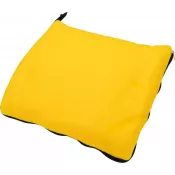 żółty - Koc z polaru/poduszka 2w1 RADCLIFF