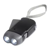 Latarka dynamo 2 LED ROBIN