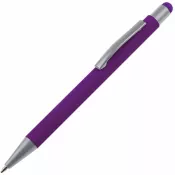 fioletowy - Długopis metalowy touch pen SALT LAKE CITY
