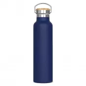 ciemnoniebieski - Butelka termiczna z podwójnymi ściankami Ashton 650ml