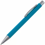 jasnoniebieski - Metalowy długopis reklamowy ABU DHABI