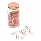 Spinacze COPPER CLIPS w słoiku
