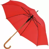 czerwony - Parasol automatyczny z PET 105 cm