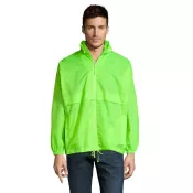 Kurtka wiatrówka unisex wodoodporna Sol's SURF Neon Lime