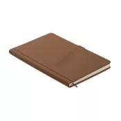 Notes A5 z kieszenią 80 kartek w linię CINCO Brazowy