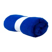 niebieski - Ręcznik 40 x 90 cm z mikrofibry 160 g/m² z paskiem gumowym Kefan