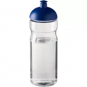 Niebieski-Przezroczysty - Bidon H2O Base® o pojemności 650 ml z wypukłym wieczkiem