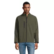 Softshell męski 3-warstwowy 340 g/m² Sol's RELAX Army