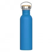 jasnoniebieski - Butelka metalowa z pojedynczą ścianką Ashton 750ml