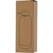 czerwony - Butelka stalowa soft touch OSTRAVA 750 ml
