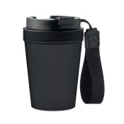 Kubek z PP z paskiem 300 ml ISFORDEN TUMBLER Czarny