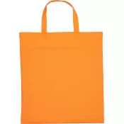 pomarańczowy - Torba bawełniana z krótkim uchem 140 g/m2 MARSHALL