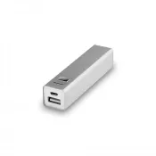 srebrny - Power bank 2200 mAh