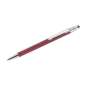 bordowy - Długopis touch DAWEI