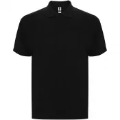 Czarny - Centauro Premium koszulka polo unisex z krótkim rękawem