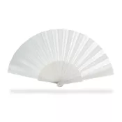 Wachlarz plastikowy z ABS FANNY Bialy