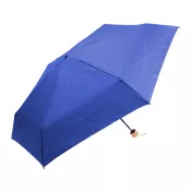 niebieski - Mini parasol manualny ø89 cm z RPET Miniboo