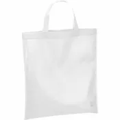 biały - Torba non-woven 36 x 41 cm z krótkimi uszami 80g/m2