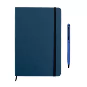Notes A5 z długopisem 72 kartki w linię NEILO SET Niebieski