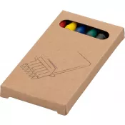 Kredki świecowe 6 kolorów AGOSTINO