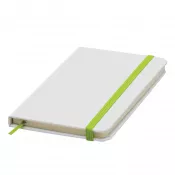 biały, zielony - Notes AUTHOR w formacie A6