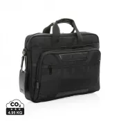 czarny - Torba na laptopa 15,6" Swiss Peak Voyager AWARE™ RPET