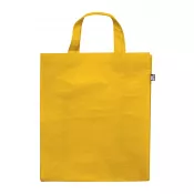 żółty - Torba 35x40x15 cm z laminowanego poliestru RPET 110 g/m² Okada