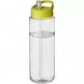 Limonka-Przezroczysty - Bidon H2O Vibe o pojemności 850 ml z wieczkiem z dzióbkiem