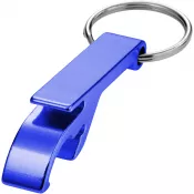 Błękit królewski - Tao otwieracz do butelek i puszek z łańcuchem do kluczy wykonany z aluminium pochodzącego z recyklingu z certyfikatem RCS 