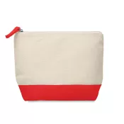 Kosmetyczka bawełniana 340 g/m² KLEUREN Czerwony