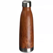 brązowy - Butelka z motywem drewna TAMPA
