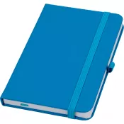 turkusowy - Notes A6 z czystymi stronami LUBECK