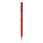 czerwony - Aluminiowy długopis reklamowy Zardox