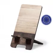 neutralny - Drewniany stojak na telefon, składany