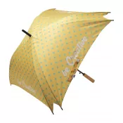 biały - CreaRain Square RPET personalizowany parasol