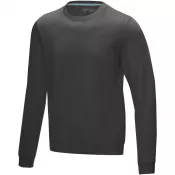 Szary sztormowy - Męska organiczna bluza Jasper wykonana z GRS z recyclingu i posiadająca certyfikat GOTS