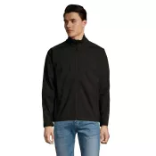 Softshell męski 3-warstwowy 340 g/m² Sol's RELAX Czarny