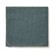 zielony - Koc z recyklingu 130 x 170 cm VINGA Bilton