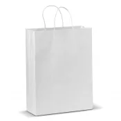 biały - Papierowa torba 30x40x12 cm 120g/m²