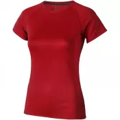 Czerwony - Damski T-shirt Niagara z krótkim rękawem z dzianiny Cool Fit odprowadzającej wilgoć